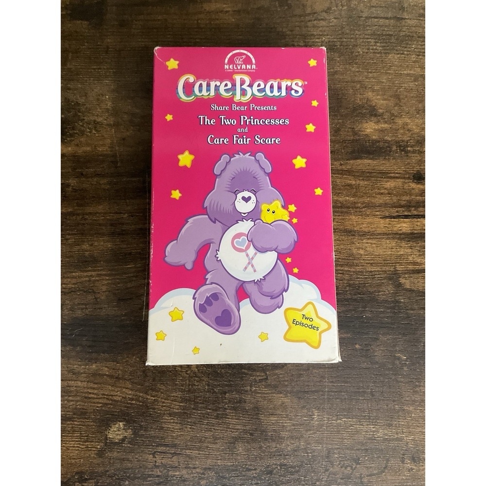 Care Bears VHS Slip Cover Share Bear